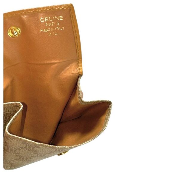 Celine Macadam Leather Coin Pouch - Picture 5 of 6